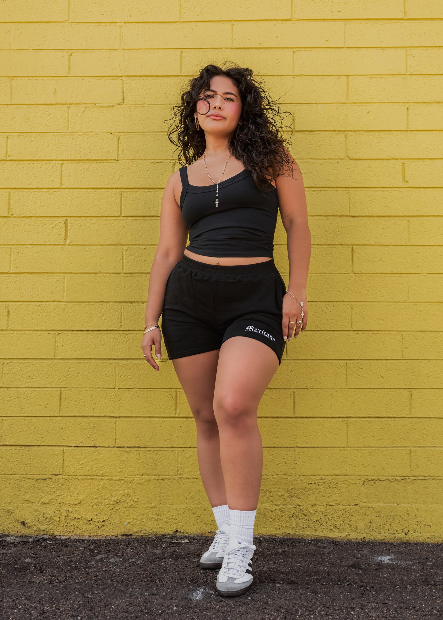 Mexicana Black Shorts