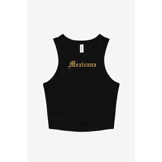 Mexicana Muscle Tank Top Black
